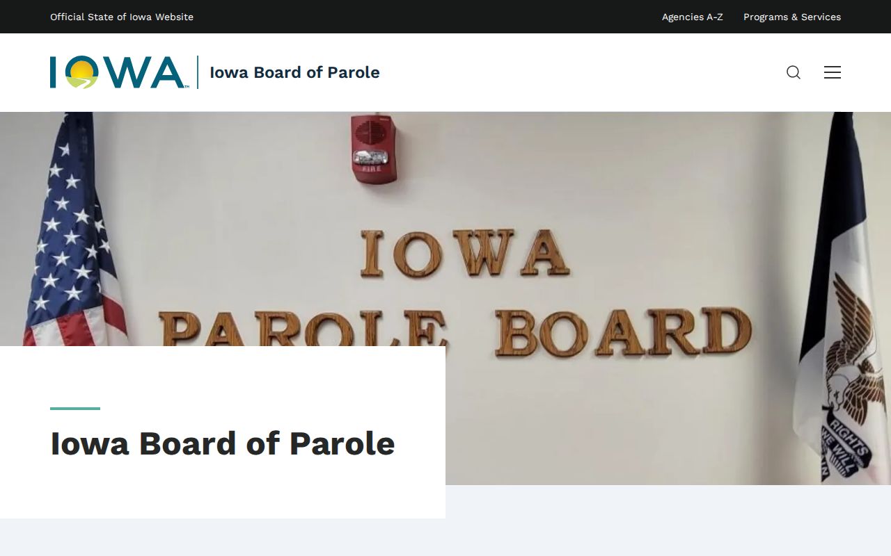 Emmet County Ringsted parole record source