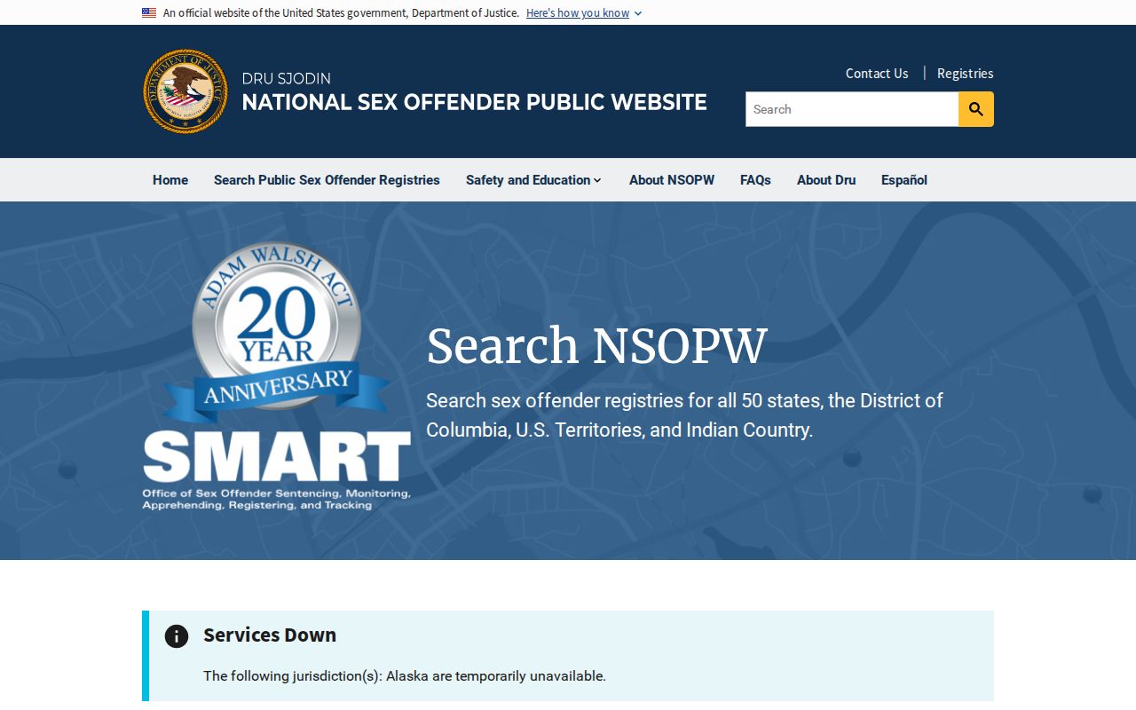 National registry search supporting Emmet County border lookups